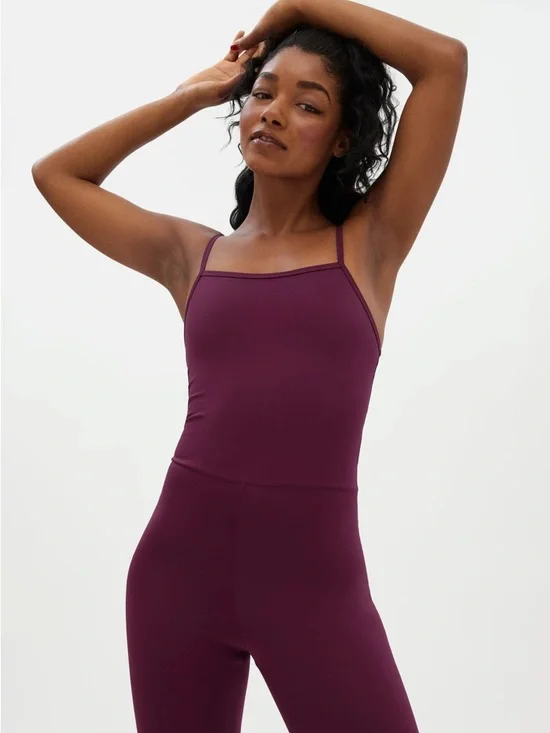 Girlfriend collective cami unitard jumpsuit - Picture 2 of 6